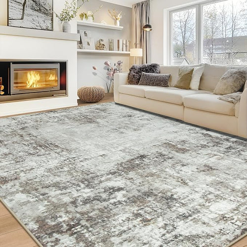 10x14 Area Rugs Large Living Room Rug Washable: Modern Abstract Rug Indoor by Aelenmu
