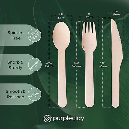 Wooden Disposable Knives - Image 3