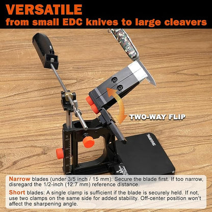 SHARPAL 202H Precision Knife Sharpening System–Adjustable Angle 10–35° Knife - Image 5