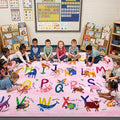 5x7 ABC Classroom Rug for Kids Playroom, Alphabet Rug by Unknown