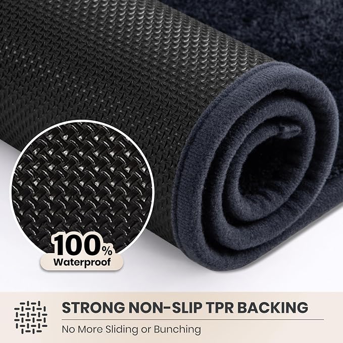 PURRUGS Dirt Trapping Door Mat 24" x 59", Non-Slip Machine Washable Entryway Rug - Image 5