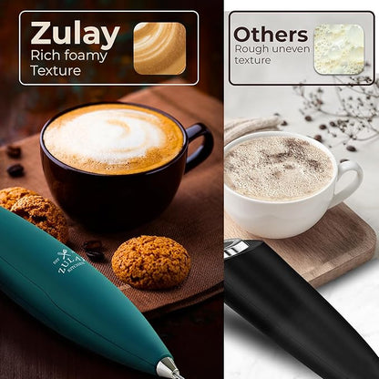 Zulay Kitchen Patented Tornado Triple Whisk Milk Frother - Image 6