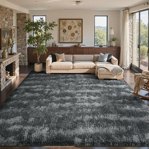 9x12 Ft Extra Large Shag Rugs for Living Room, Ultra Soft Fluffy Furry Area - Image 2