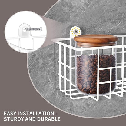 Spice Rack, Spice Holder Metal Shelf Saving Space - Image 5