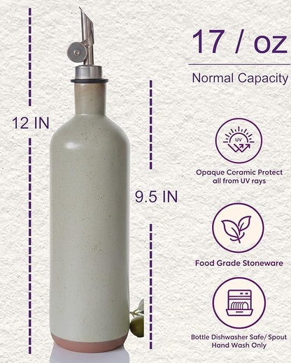 17 oz Ceramic Olive Oil Dispenser - Image 3