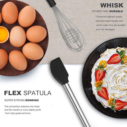 Kitchen Utensil Set-Silicone Cooking Utensils-33 Kitchen Gadgets & Spoons - Image 4