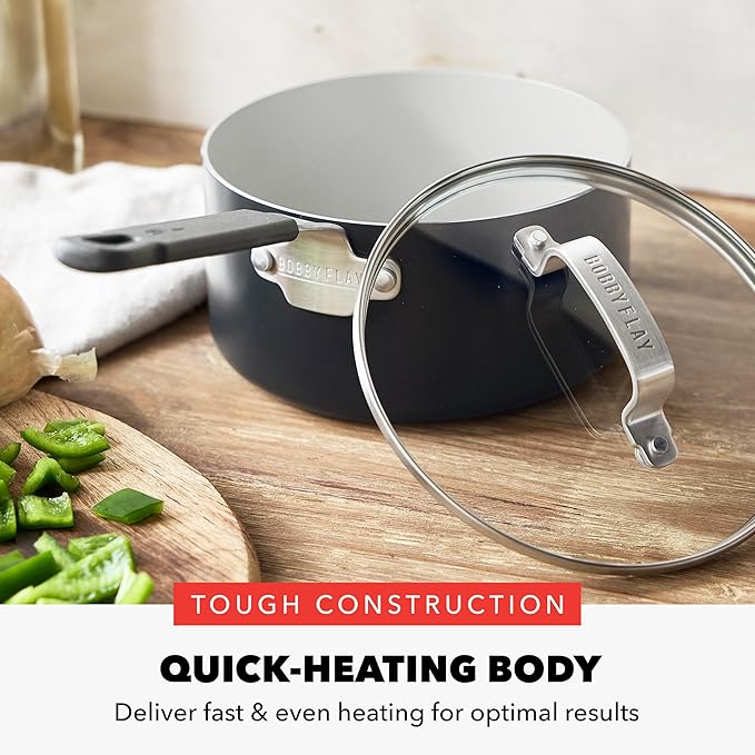 GreenPan x Bobby Flay 2.5QT Nonstick Saucepan - Image 6