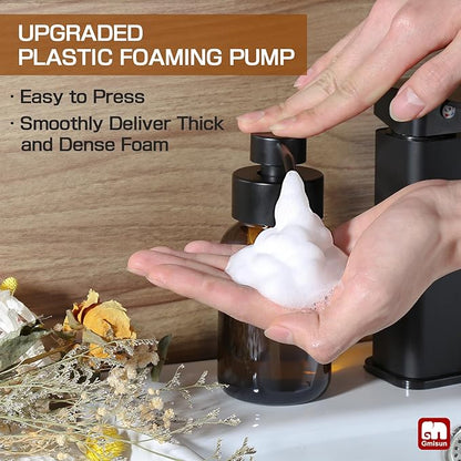 GMISUN Foaming Soap Dispenser, Refillable Hand Soap Foam Dispensers, Modern - Image 2