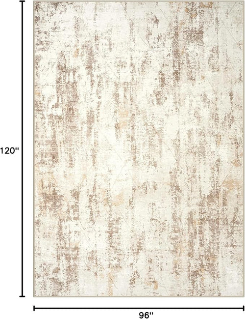 8x10 Area Rugs Washable Rug: Modern Abstract Living Room Rug Soft Anti-Skid - Image 2