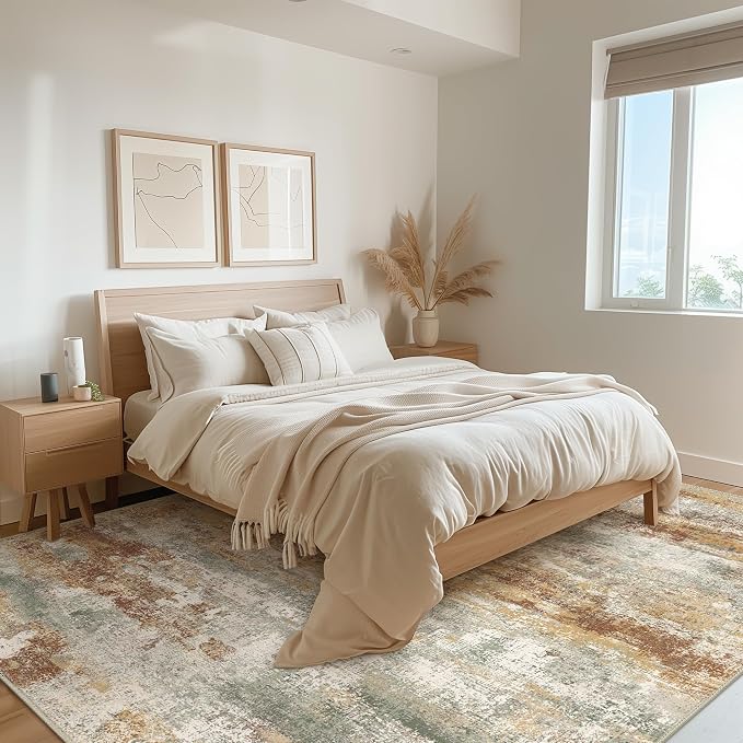 BEIMO Area Rugs 5x7 for Living Room Bedroom, Modern Abstract Machine Washable - Image 5