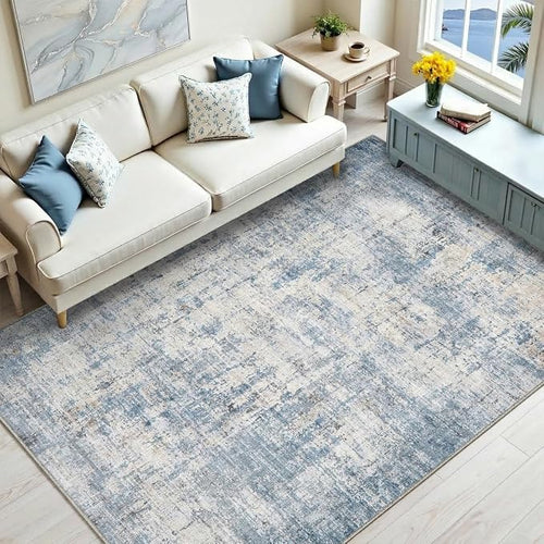 3x5 Area Rugs Washable Living Room Rug-No Slip Soft Carpets Modern Abstract by Unknown