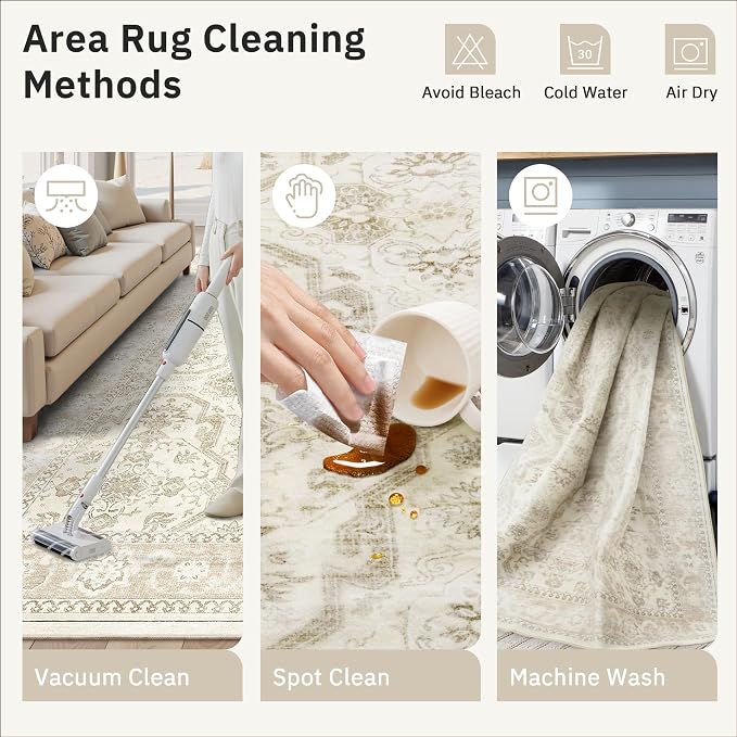 Soalmost Runner Rug 2x8 Washable Non-Slip Hallway Runner Rugs - Image 9