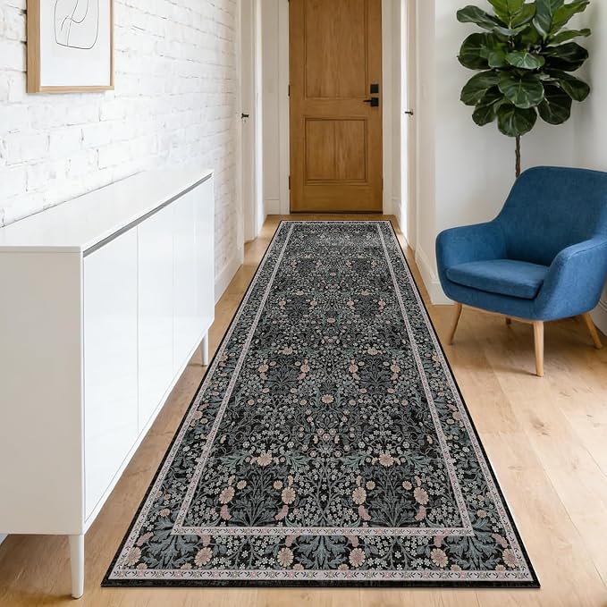 Washable 2'6" x 10' Runners for Hallways, Non Slip Long Floor Runner for Kitchen - Image 3
