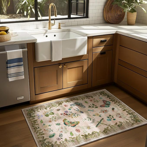 2x3 Washable Small Rugs for Entryway: Door Mat Indoor Entrance Throw Rug - Image 2