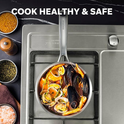 1 Quart Stainless Steel Saucepan - Image 8