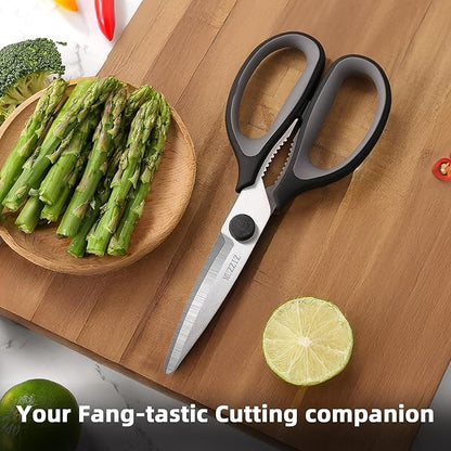 Kitchen Scissors All Purpose, Heavy Duty Stainless Steel Come Apart Kitchen - Image 7