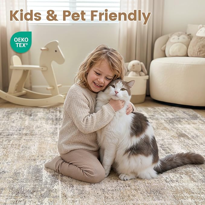 cotiled Washable 10x14 Area Rug - Image 4