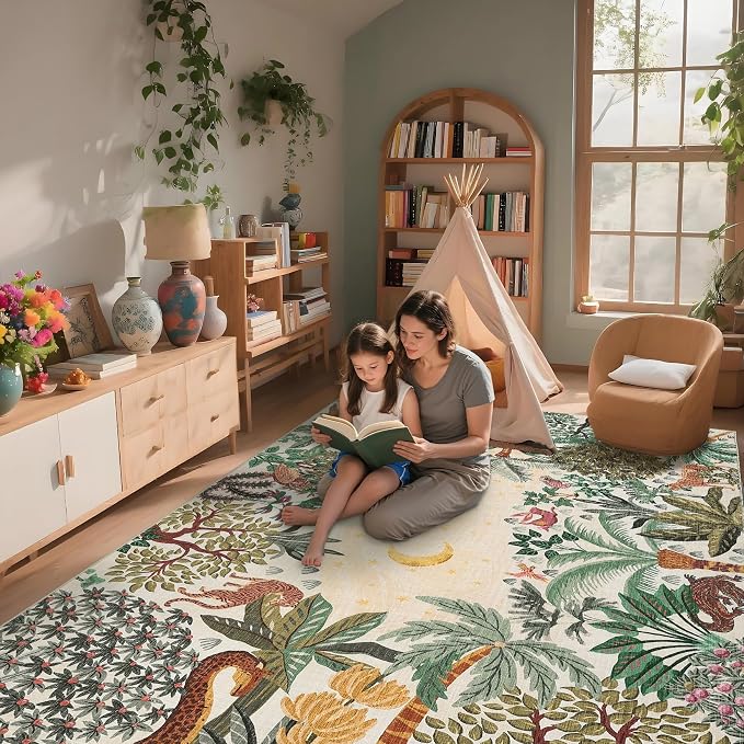 GarveeHome 4x6 Washable Nursery Rug - Image 7