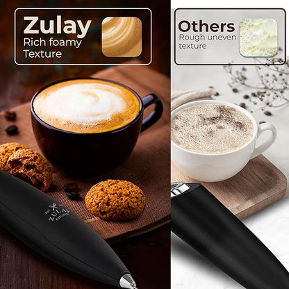 Zulay Kitchen Patented Tornado Triple Whisk Milk Frother - Image 6