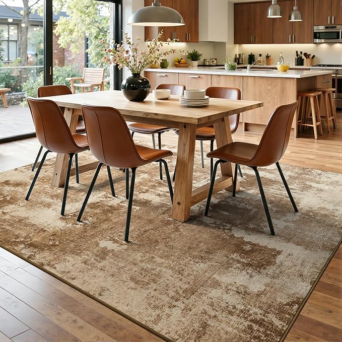 5x7 Ft Area Rugs for Living Room, Soft Non-Slip Washable Rugs Modern Abstract - Image 9