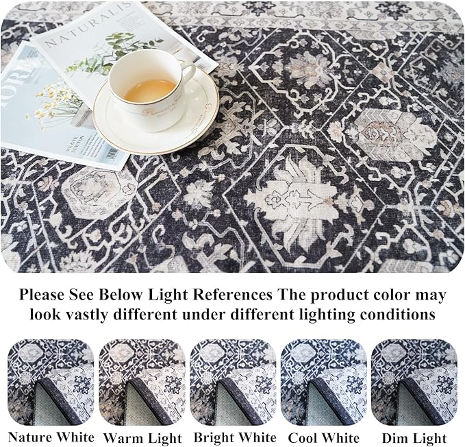 Washable 4-Piece Kitchen Floor Mats: Farmhouse Non-Slip Kitchen Sink Rug Easy - Image 9