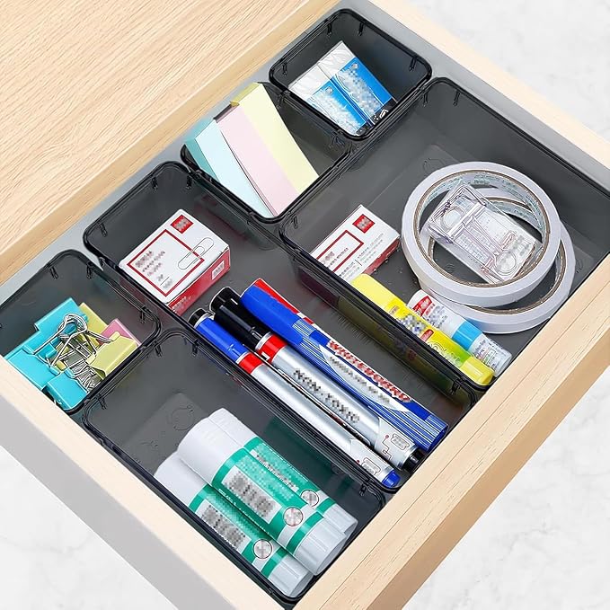 StorMiracle 10 PCS Drawer Organizer Set, 4 Varied Size Bathroom and kitchen - Image 6
