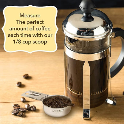 Simply Gourmet Measuring Cups Set of 7, 304 Premium Stainless Steel, Kitchen - Image 8