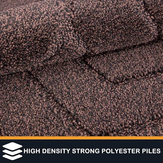 PURRUGS Dirt Trapping Door Mat 24" x 84", Non-Slip Machine Washable Entry Rug - Image 3
