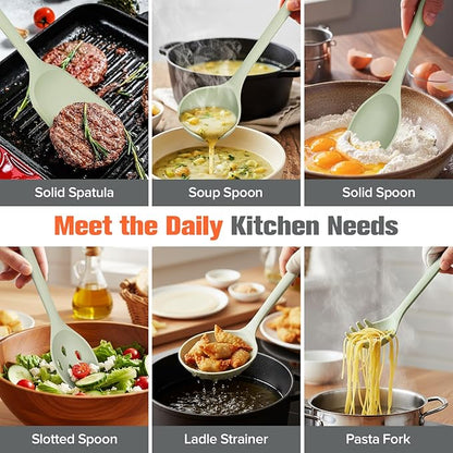 Large Silicone Utensils Set of 7 - Image 3