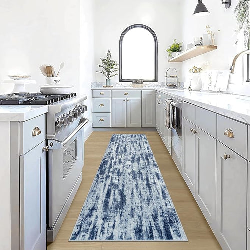 2'6''x8' Runner Rugs Washable Rug: Modern Abstract Living Room Rug Soft by GENTDRIZZ