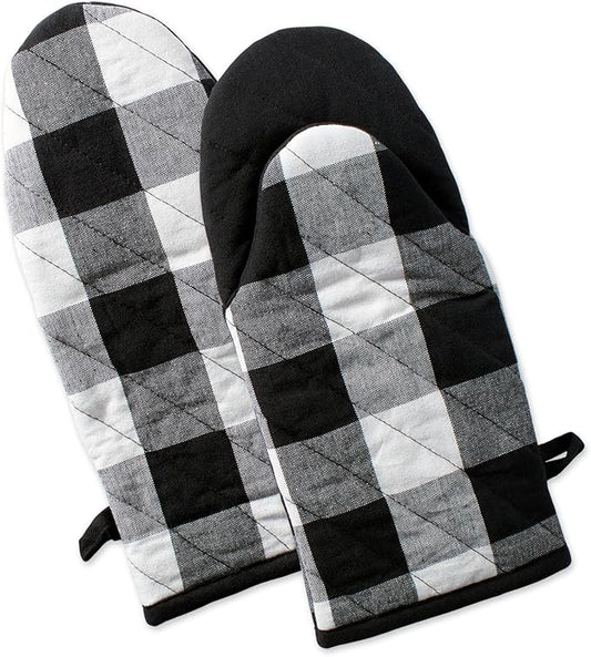 DII Buffalo Check Kitchen Collection, Classic Farmhouse Kitchen Set, Oven Mitt by DII