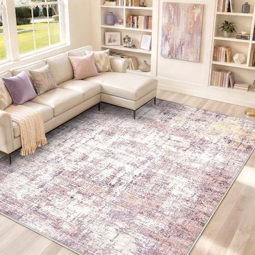 8x10 Area Rugs Washable Living Room Rug-No Slip Soft Carpets Modern Abstract by Unknown