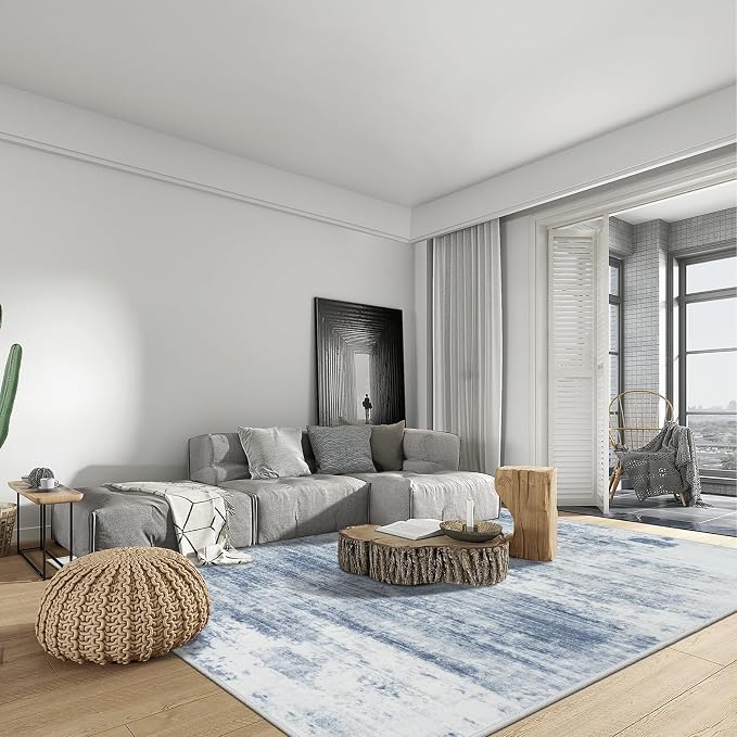 6x9 Area Rugs Washable Rug: Large Modern Abstract Living Room Rug Soft - Image 4