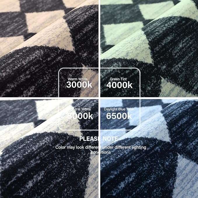 Lahome Zelie Washable Black and White Kitchen Runner Rug, 2x5 Soft Non Slip - Image 5