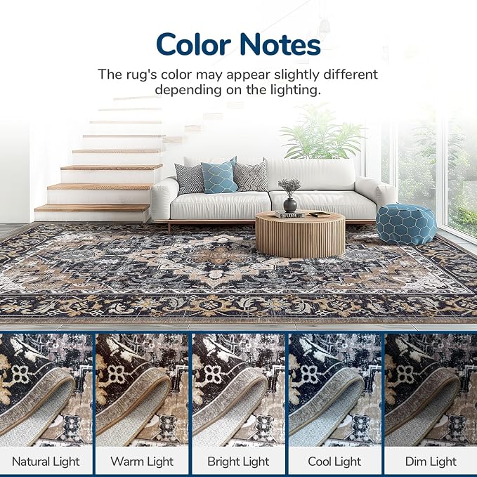 Lessymo Washable Long Runner Rug - Image 7