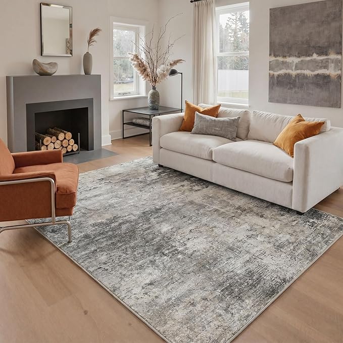 BEIMO Area Rugs 5x7 for Living Room Bedroom, Modern Abstract Machine Washable by BEIMO