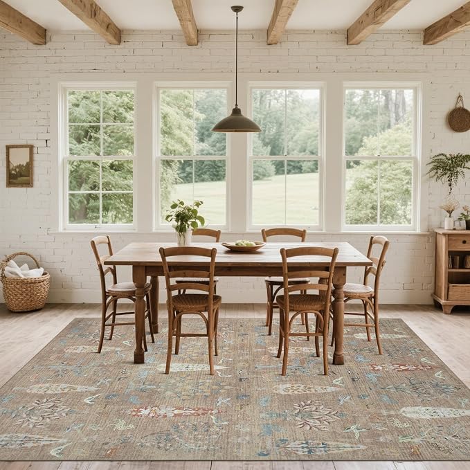 Srugn Washable Rugs 8x10 Area Rugs - Image 7