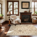 Machine Washable Small Rugs for Entryway: Door Mat Indoor Entrance 4x6 Area Rug by palohom