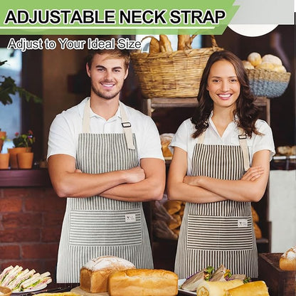 Janmercy 24 Pcs Aprons for Women Men - Image 4