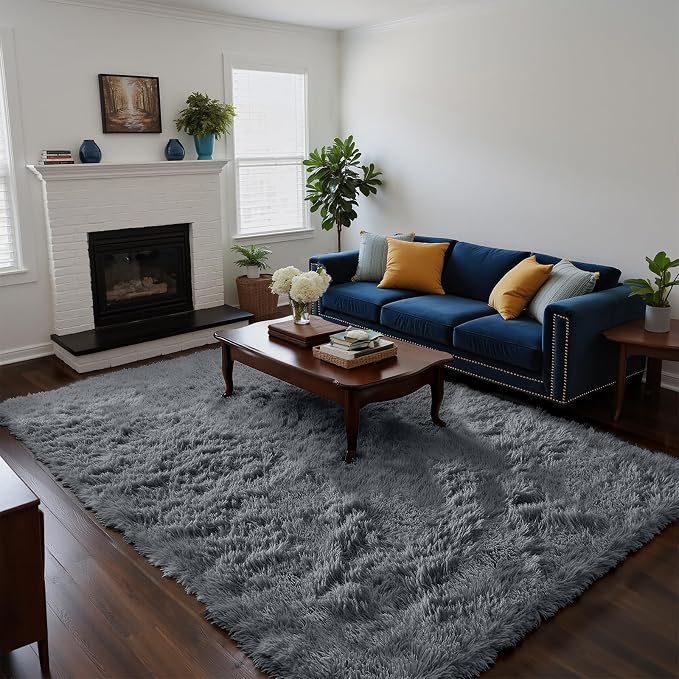 yongyangjuxin Fluffy Rug Shag Area Rug, Large Shag Area Rugs - Image 3