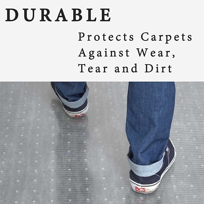 Plastic Carpet Runner 27 x 15 Inch Plastic Area Rug - Image 6