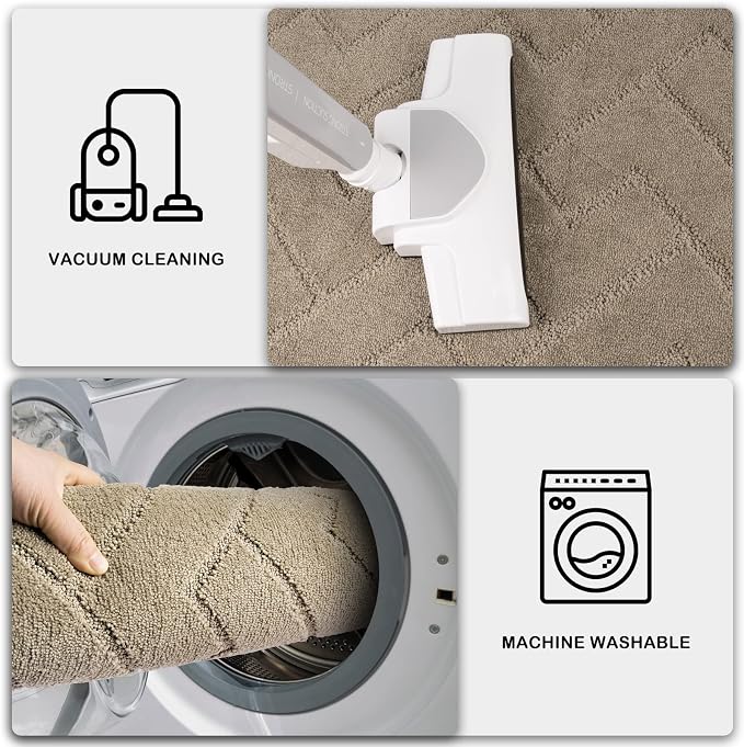 PURRUGS Dirt Trapping Door Mat 24" x 35.5", Non-Slip Machine Washable Entry Rug - Image 7