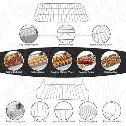 15.5" Stainless Steel Roasting Pans - Image 5