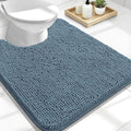 OLANLY Toilet Rugs U-Shaped 24x20, Extra Soft Absorbent Chenille Contour by OLANLY
