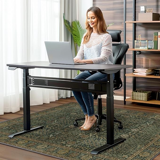 48"x60" Office Chair Mat for Hardwood Tile Floor, Under Desk Carpet Protector - Image 2