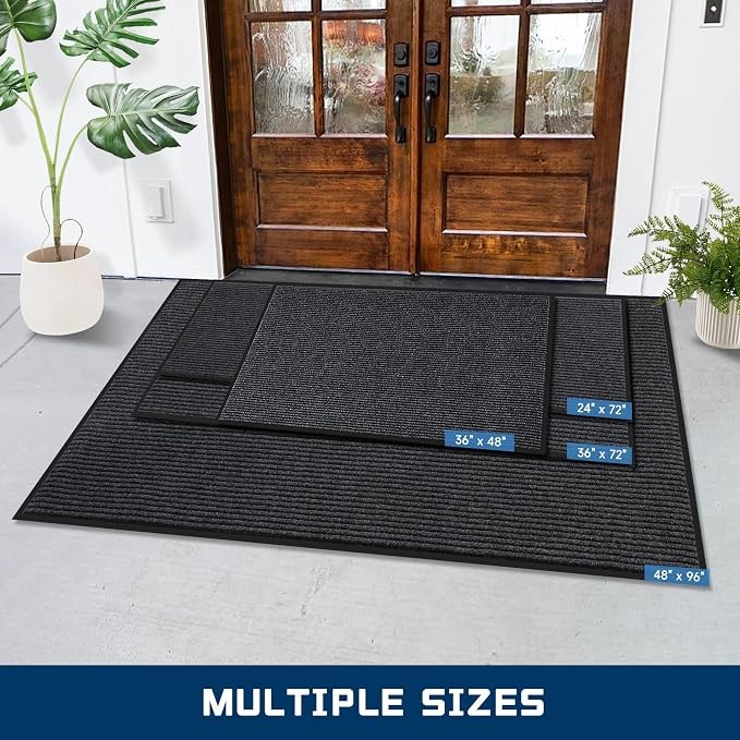 BesWin Indoor Outdoor Mat, Heavy Duty Commercial Floor Mat, Non Slip Rubber - Image 6