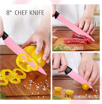hecef 13 Pieces Kitchen Knife Set - Image 7