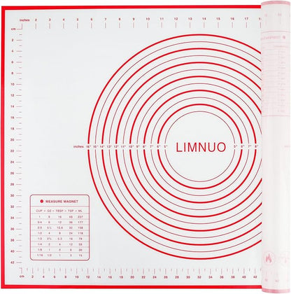 Silicone Baking Mat，Non Stick Rolling Dough by LIMNUO