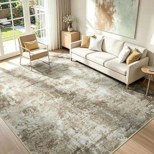 8x10 Area Rugs for Living Room, Washable Large Rug by RugflixAreaRugs