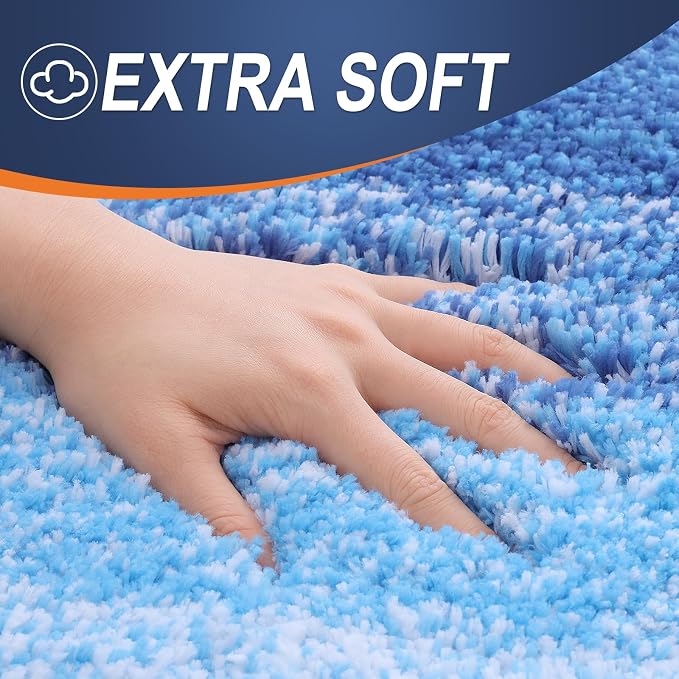 OLANLY Bathroom Rugs Mat 30x20, Extra Soft Absorbent Microfiber Bath Rugs - Image 3
